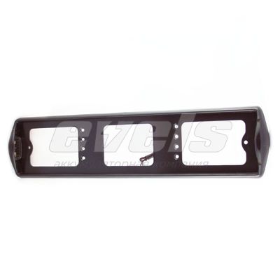Рамка номера с боковым освещением (черная) АВ-002 — основное фото